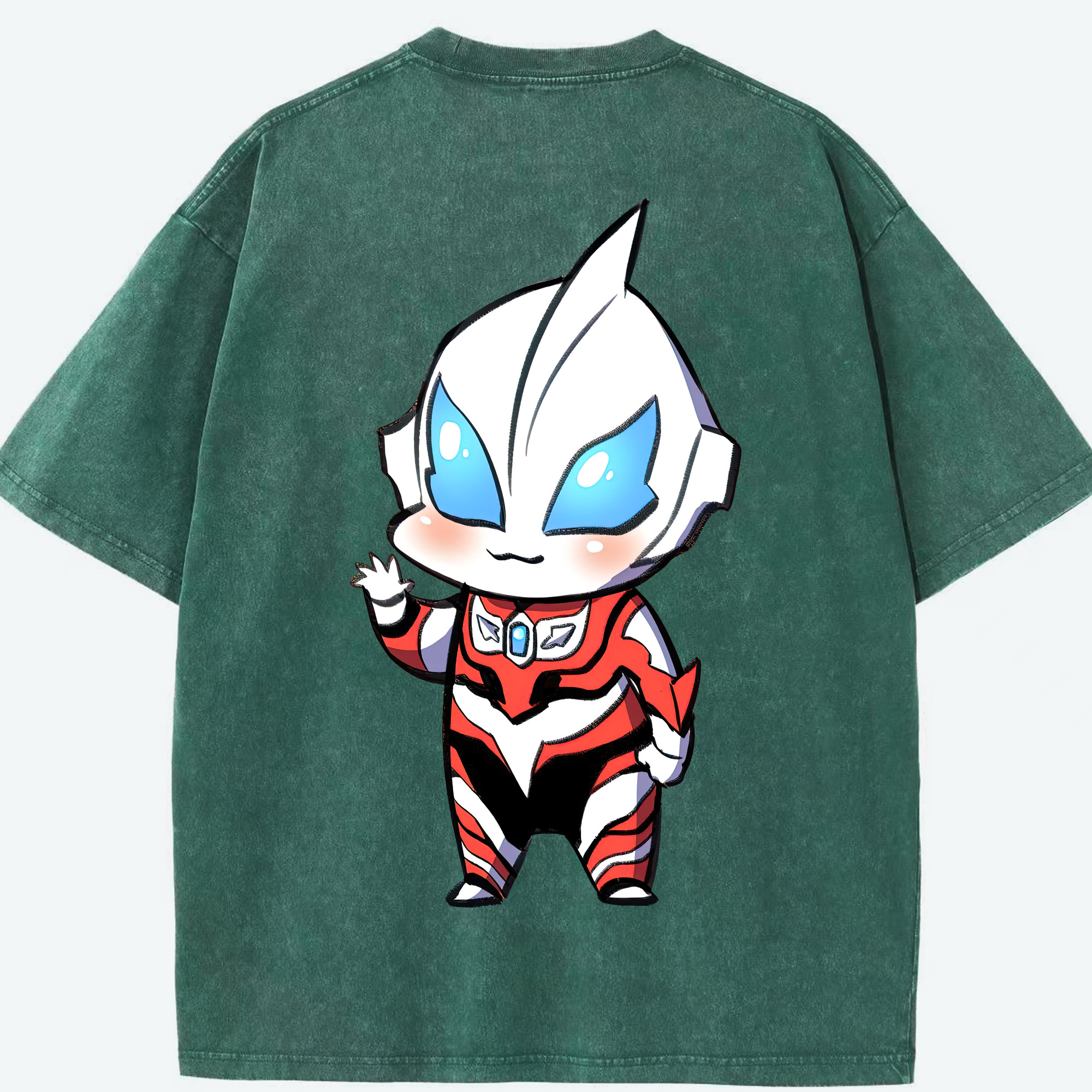 （画像用） ウルトラマン Ultraman 綿100% ヴィンテージ風 半袖Tシャツ（背面プリント）